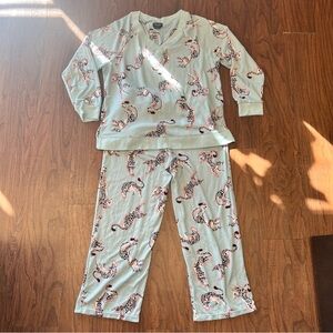 Kate Spade Leopard Lounge/Pajama Set Size Medium